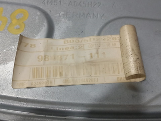 ELEVALUNAS TRASERO DERECHO FORD FOCUS BERLINA (CA