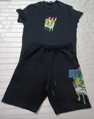 Completo Alcott ragazzo nero multicolor