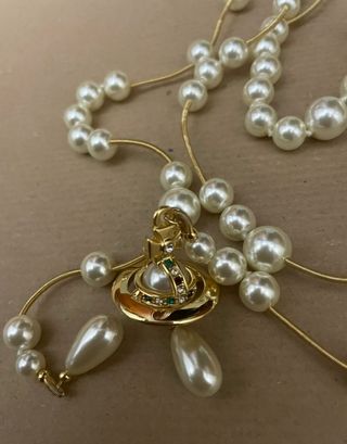 Vivienne Westwood Collana Perle Oro