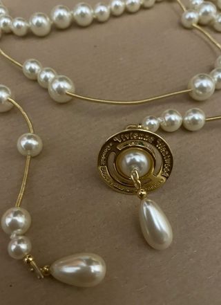 Vivienne Westwood Collana Perle Oro