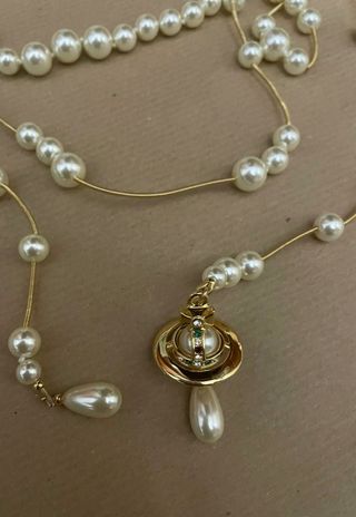 Vivienne Westwood Collana Perle Oro
