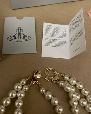 Vivienne Westwood Collana Perle Oro