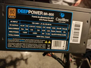 Fuente Alimentación Coolbox 800W