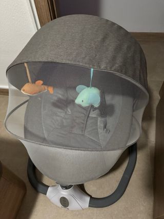 Hamaca Mecedora Bebé Gris