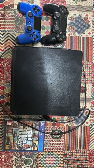 Mando PS4 (PlayStation 4) Negro y Azul