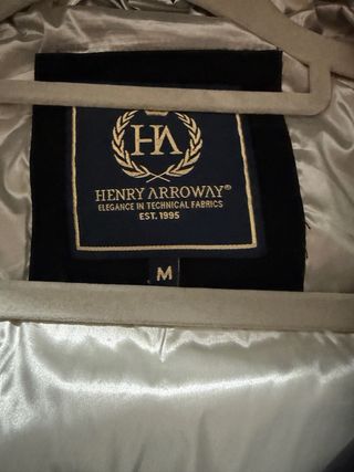 Parka de plumas Henry Arroway nueva