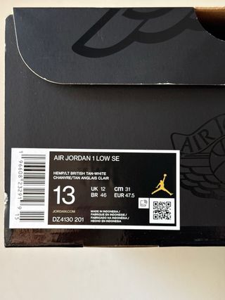 Nike Air Jordan 1 Low Brown Elephant [47.5]