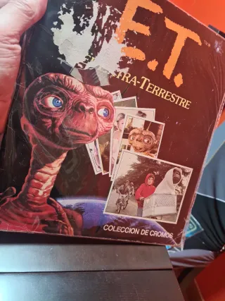Lote 2 Álbumes Cine Clásico E.T. y Video Guía