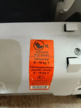 Silla coche Britax Römer Versafix