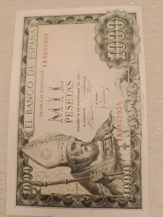 Billete 1000 Pesetas Banco de España 1965
