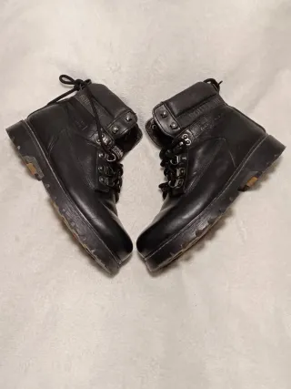 Botas Cuero Negras Térmicas resistente al agua