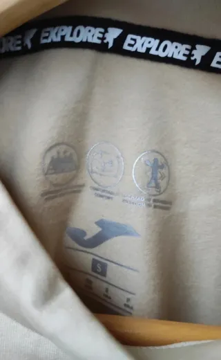 Sudadera Joma senderismo beige Talla S