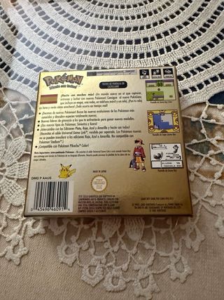 Pokémon Oro Game Boy Color Completo