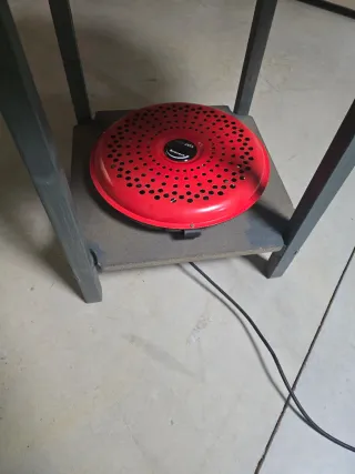 Mesa camilla cristal 80cm + brasero