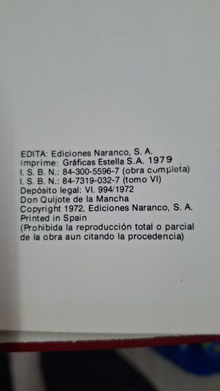 Lote de Libros "Don Quijote de la Mancha"