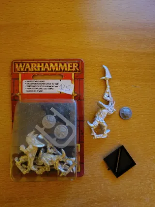 X3 Saurios Guardia del Templo Warhammer