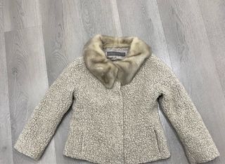 Chaqueta Zara borreguillo con cuello pelo