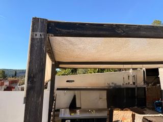 Pérgola y vallas de madera