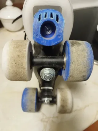 Patines 4 Ruedas Niños Azul