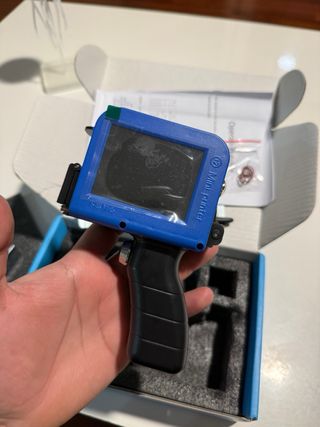 Mini Impresora Portátil Negra y Azul