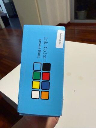 Mini Impresora Portátil Negra y Azul