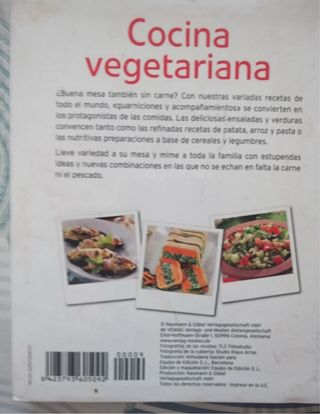Lote 2 libros de cocina vegetariana ilustrados