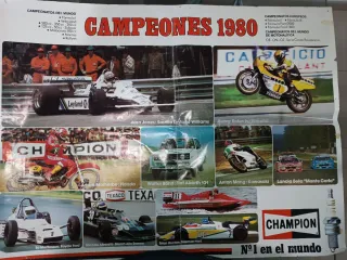 Póster Campeonatos Motonáutica 1980