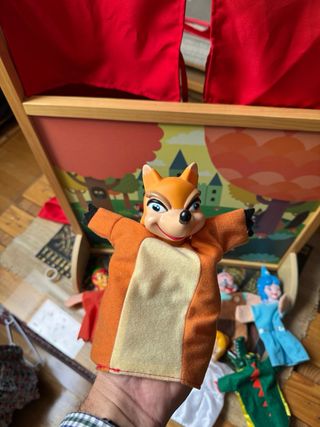 Teatro de marionetas infantil