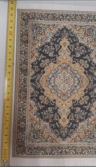 Alfombra Persa Marco Decoración 25x15cm