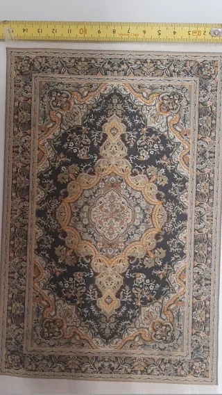 Alfombra Persa Marco Decoración 25x15cm