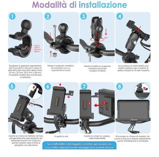 Carpuride 702RS pro navigatore CarPlay moto