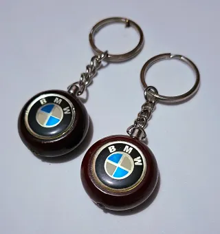 Lote 2 Llaveros BMW amaderado clásico vintage