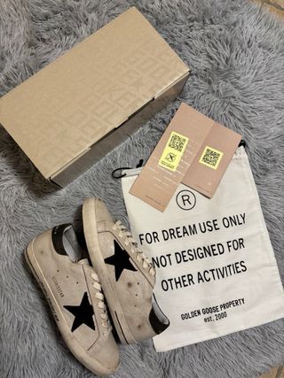 Golden Goose Superstar Beige/Negro