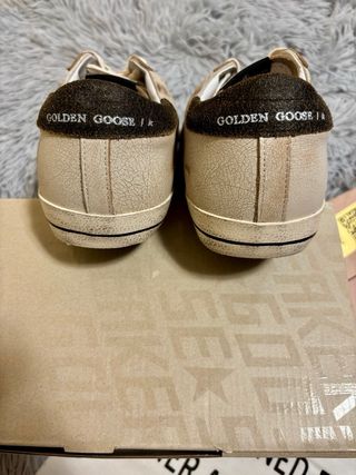 Golden Goose Superstar Beige/Negro