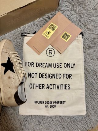 Golden Goose Superstar Beige/Negro