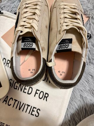 Golden Goose Superstar Beige/Negro