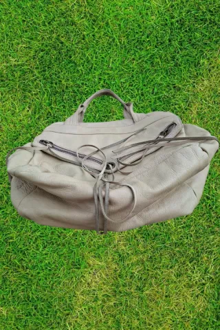 Bolsa Zadig & Voltaire pele bege rosado