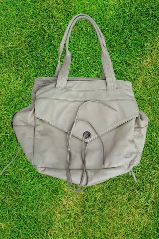 Bolsa Zadig & Voltaire pele bege rosado