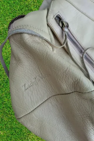 Bolsa Zadig & Voltaire pele bege rosado