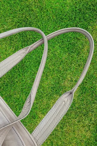 Bolsa Zadig & Voltaire pele bege rosado