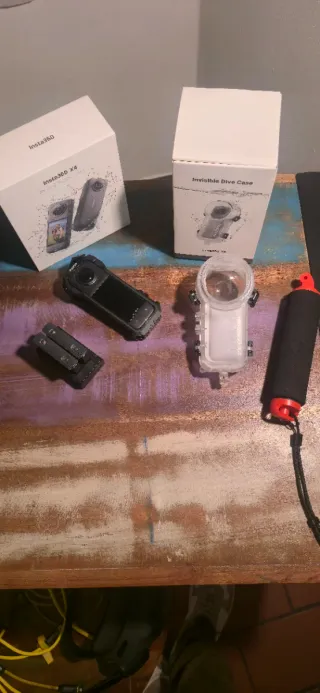 Insta360 X4 + Kit Subacqueo + Cage Tilta