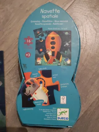 Puzzle Djeco Cohete 16 piezas +3 años