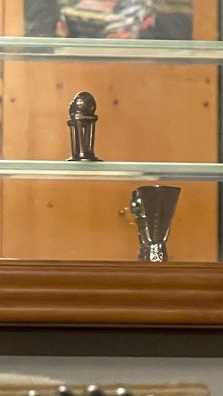 Marco Estantería Madera y Cristal