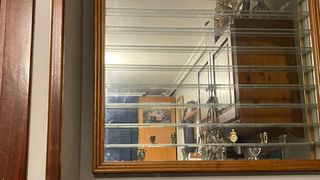 Marco Estantería Madera y Cristal