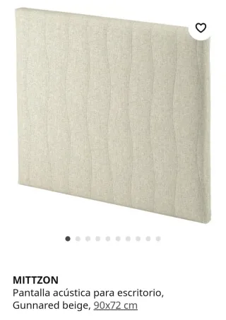 Pantalla acústica MITTZON Ikea Gunnared beige