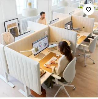 Pantalla acústica MITTZON Ikea Gunnared beige