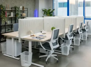 Pantalla acústica MITTZON Ikea Gunnared beige