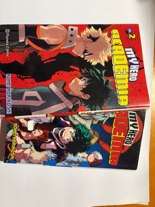 My Hero Academia tomos 2 y 3