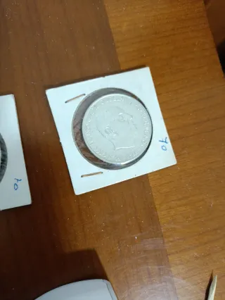 Monedas 100 Pesetas Franco Plata paquillos