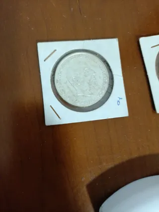 Monedas 100 Pesetas Franco Plata paquillos